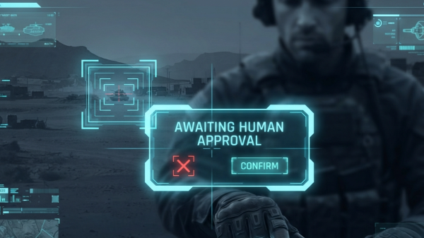 Autonomní zbraně a První zákon: Dokážeme udržet člověka v rozhodovacím procesu?